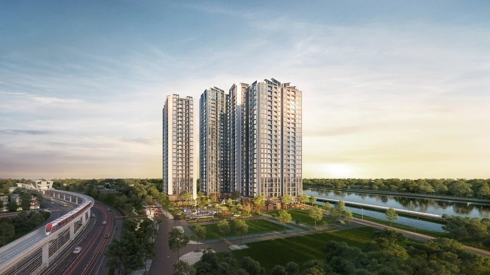 HTSG Vietnam – Façade Lighting for Greenera Southmark Ngọc Hồi, Hà Nội