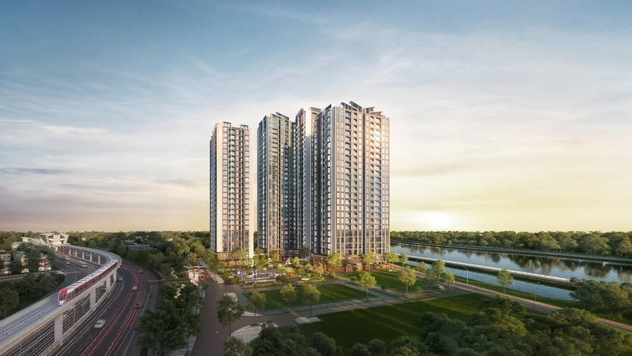 HTSG Vietnam – Façade Lighting for Greenera Southmark Ngọc Hồi, Hà Nội