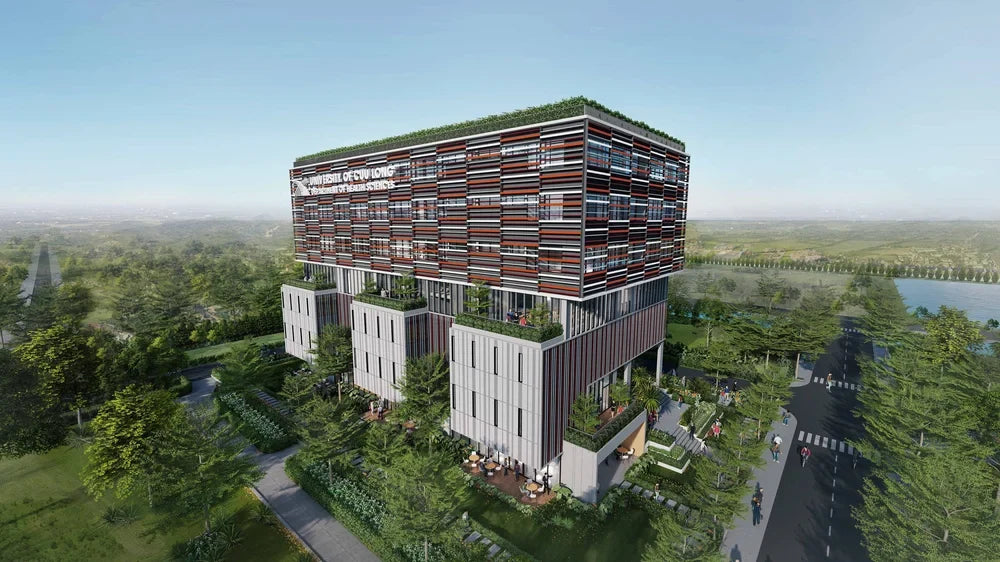 HTSG Vietnam - Facade Lighting for Cuu Long University