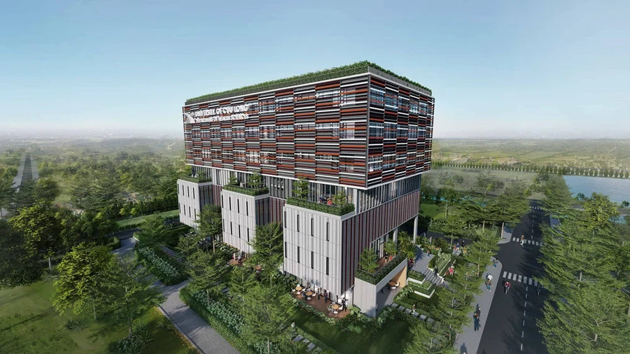 HTSG Vietnam - Facade Lighting for Cuu Long University